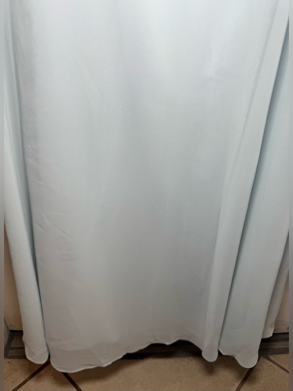 Azazie Tessie Mist Halter Bridesmaid Dress Women’s 8 Wedding Party Formal Bridal - Picture 8 of 16